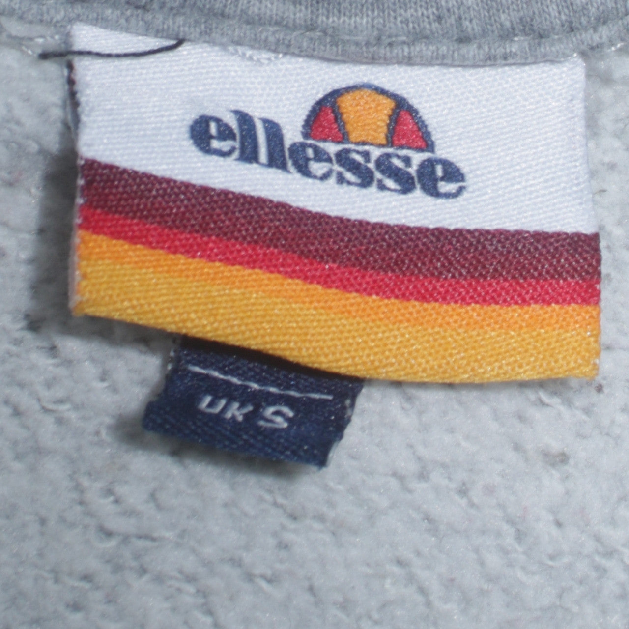 Ellesse Men's Grey Pullover Hoodie Small Logo Sports Sweatshirt