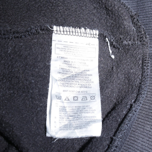 Adidas Women's Black Medium Pullover Sweatshirt Crew Neck Logo Print
