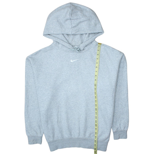 Nike Women's Grey Pullover Hoodie Small Cotton Blend