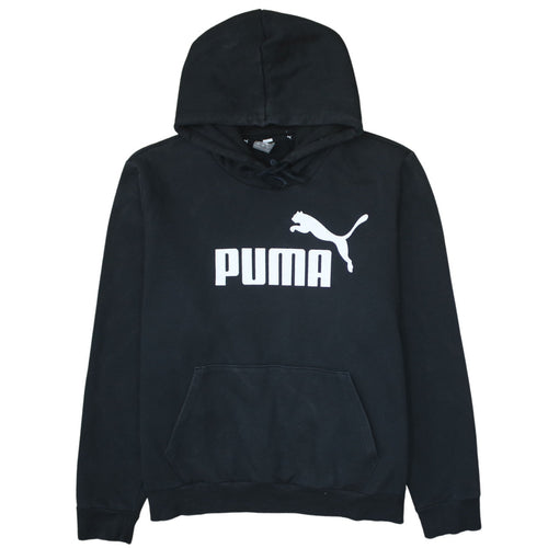 Puma Womens Black XXL Pullover Hoodie Sweatshirt with Logo