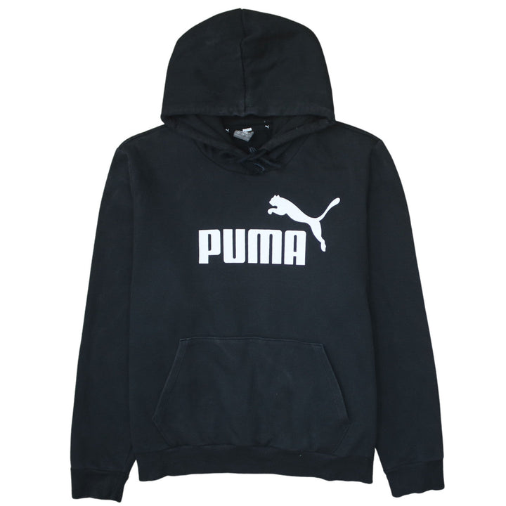 Puma Womens Black XXL Pullover Hoodie Sweatshirt with Logo