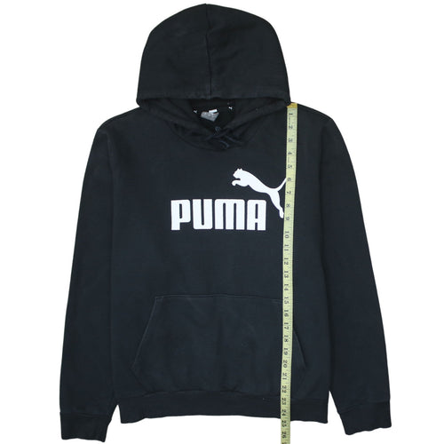 Puma Womens Black XXL Pullover Hoodie Sweatshirt with Logo