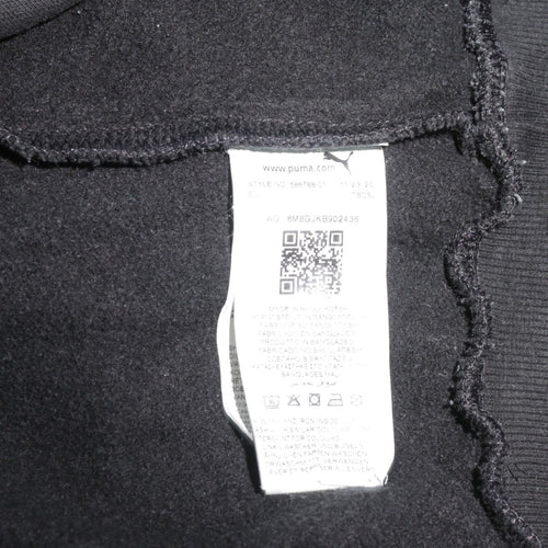 Puma Womens Black XXL Pullover Hoodie Sweatshirt with Logo
