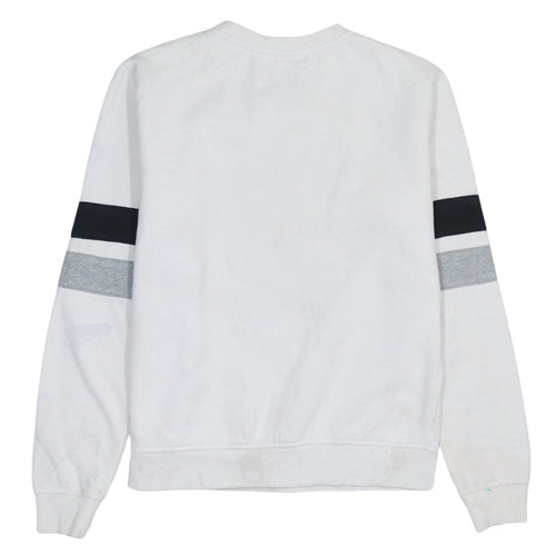 Fila Men's White Logo Crew Neck Sweatshirt Size S