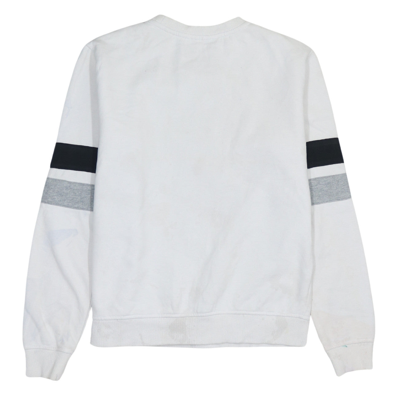 Fila Men's White Logo Crew Neck Sweatshirt Size S