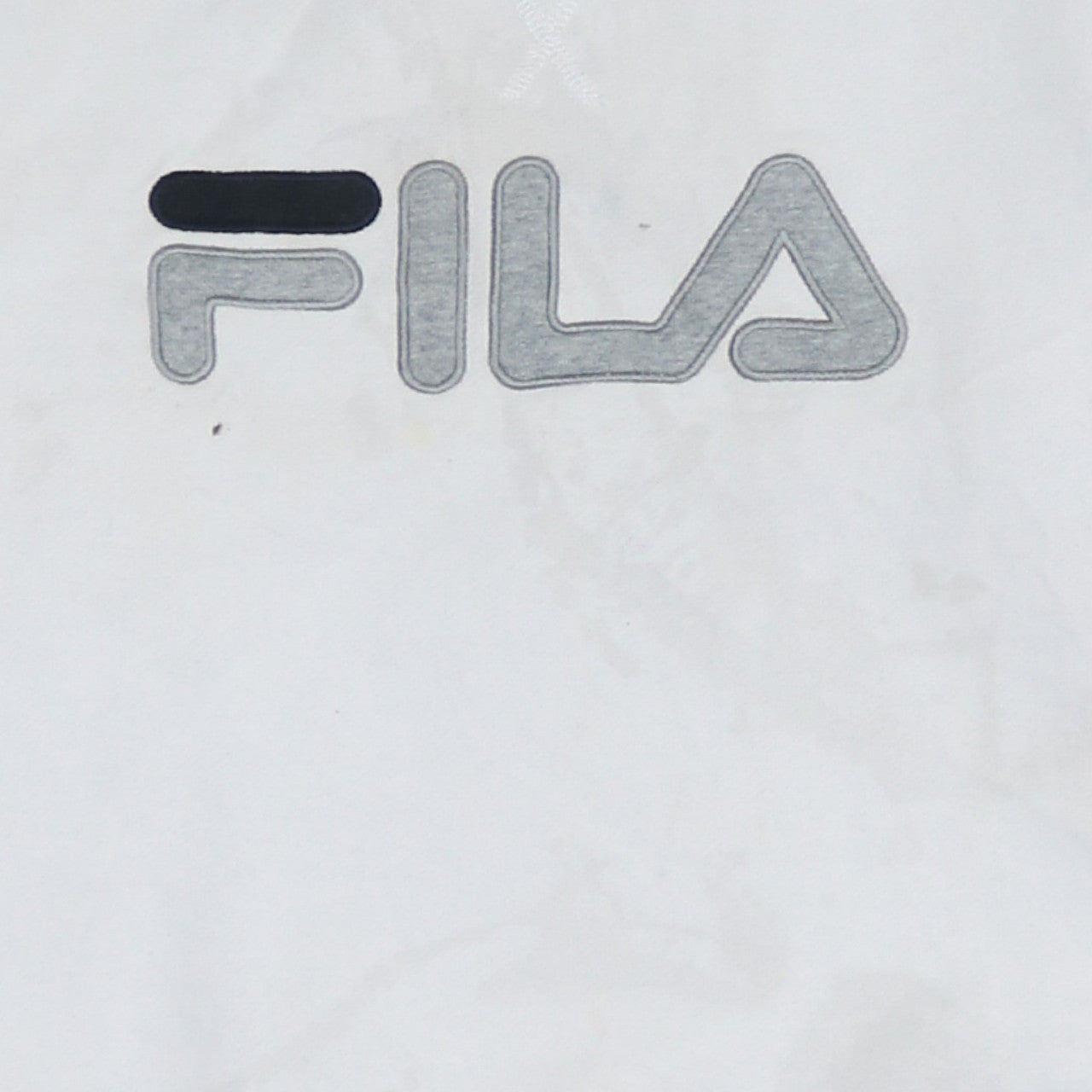 Fila Men's White Logo Crew Neck Sweatshirt Size S