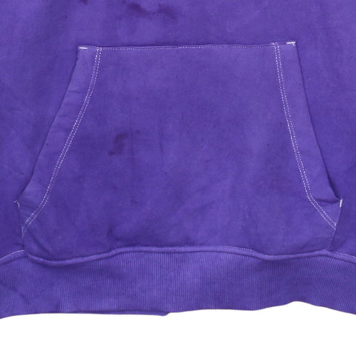 Disney Womens Purple Mickey Mouse Pullover Hoodie L