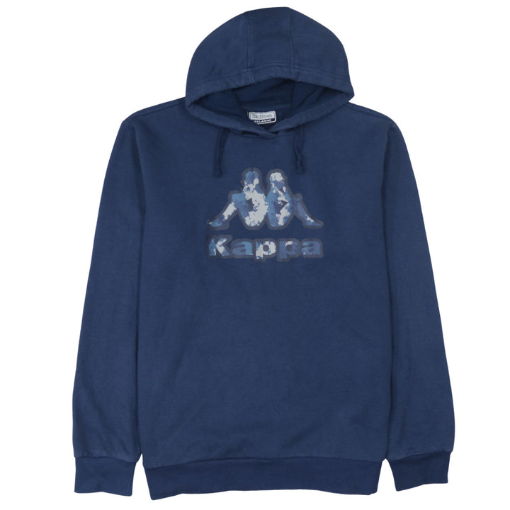 Kappa Men's Blue 2XL Pullover Hoodie Fleece Sportswear