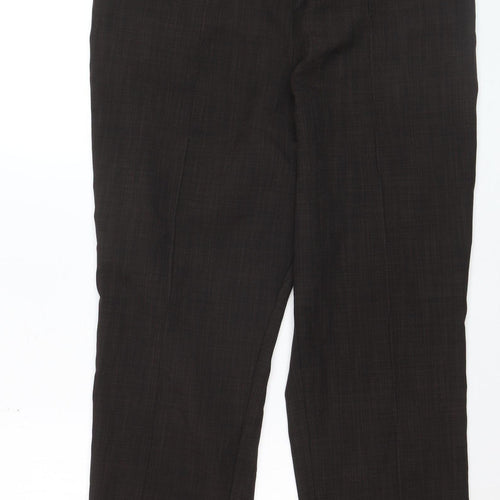 Marks and Spencer Women’s Brown Classic Straight Leg Trousers Size 18