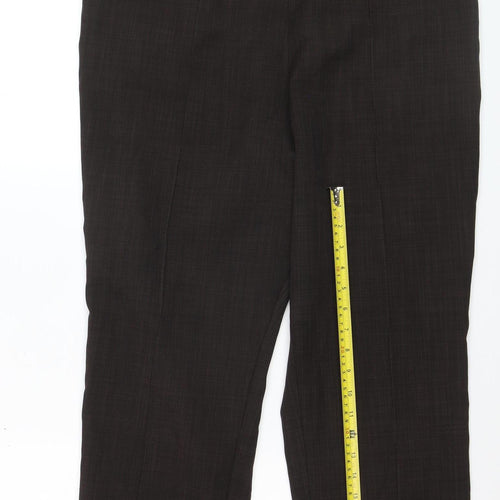 Marks and Spencer Women’s Brown Classic Straight Leg Trousers Size 18