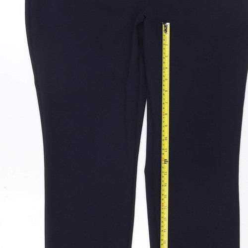 Dunnes Women Black Size 12 Straight Leg Dress Trousers