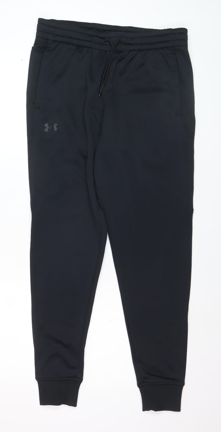 Under Armour Men's Black Large ColdGear Jogger Sweatpants 97% Polyester 3% Elastane