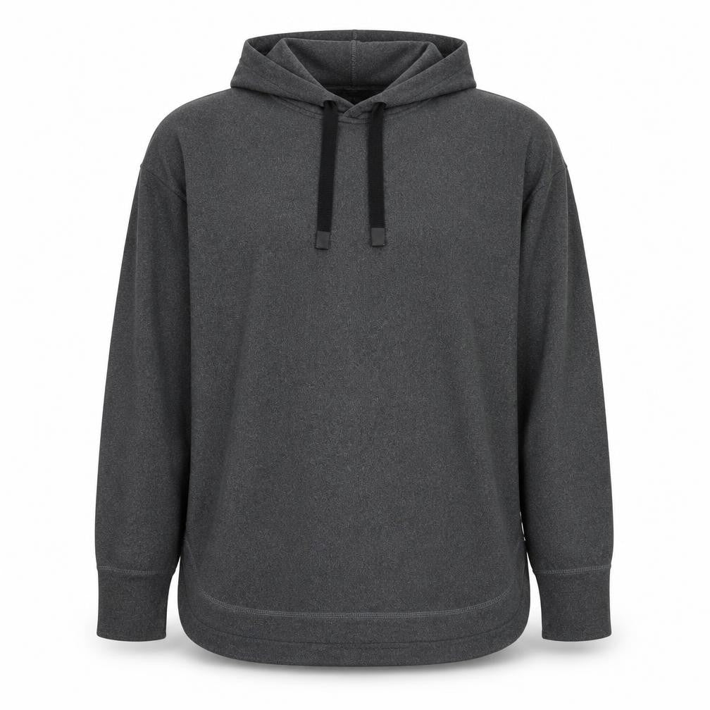 Front view of Dunnes Men’s Grey Pullover Hoodie L Performance Sport Style