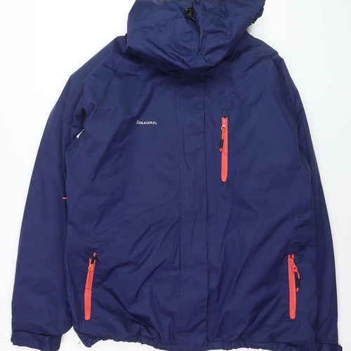 Blackrun Men’s Blue XL Waterproof Ski Jacket Hooded Windproof Coat