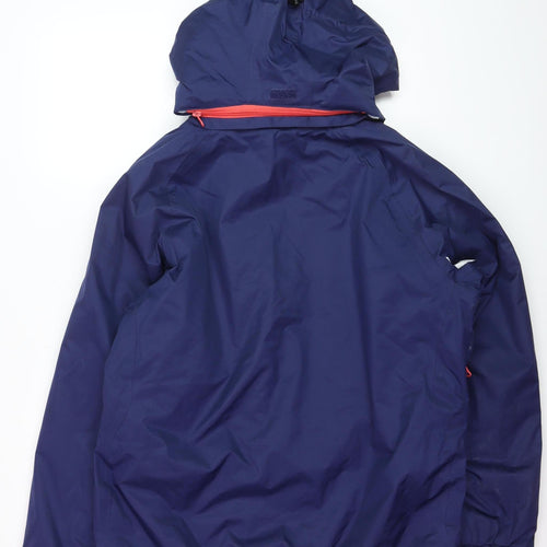 Blackrun Men’s Blue XL Waterproof Ski Jacket Hooded Windproof Coat