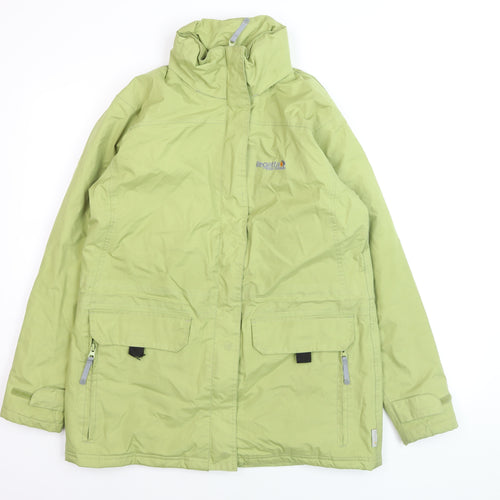 Regatta Mens Green Waterproof Hooded Rain Jacket Size S 36in