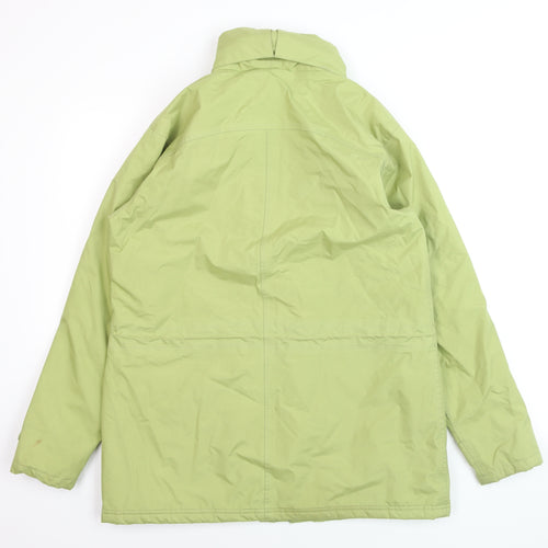Regatta Mens Green Waterproof Hooded Rain Jacket Size S 36in