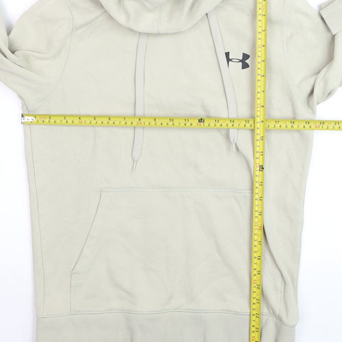 Under Armour Men's Beige ColdGear Pullover Hoodie Size S