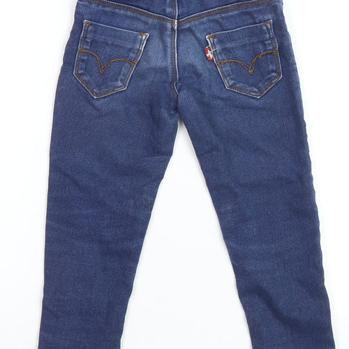 Levi's Girls Blue Jegging Jeans 4 Years Slim Fit Stretch Denim
