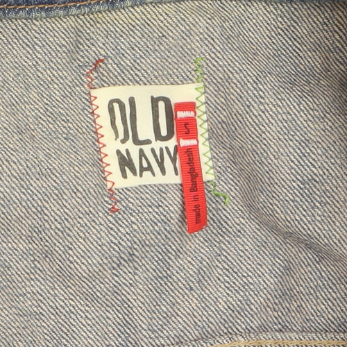 Old Navy Women's Blue Denim Button-Up Jacket Size S Casual