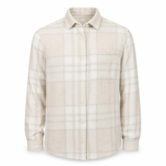 Front view of River Island Men's Beige Check Collared Cardigan Jumper S