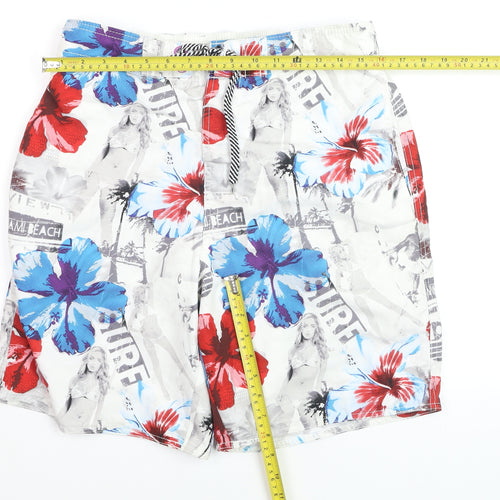 Burton Menswear London Men's Multicoloured M Hawaiian Surf Shorts