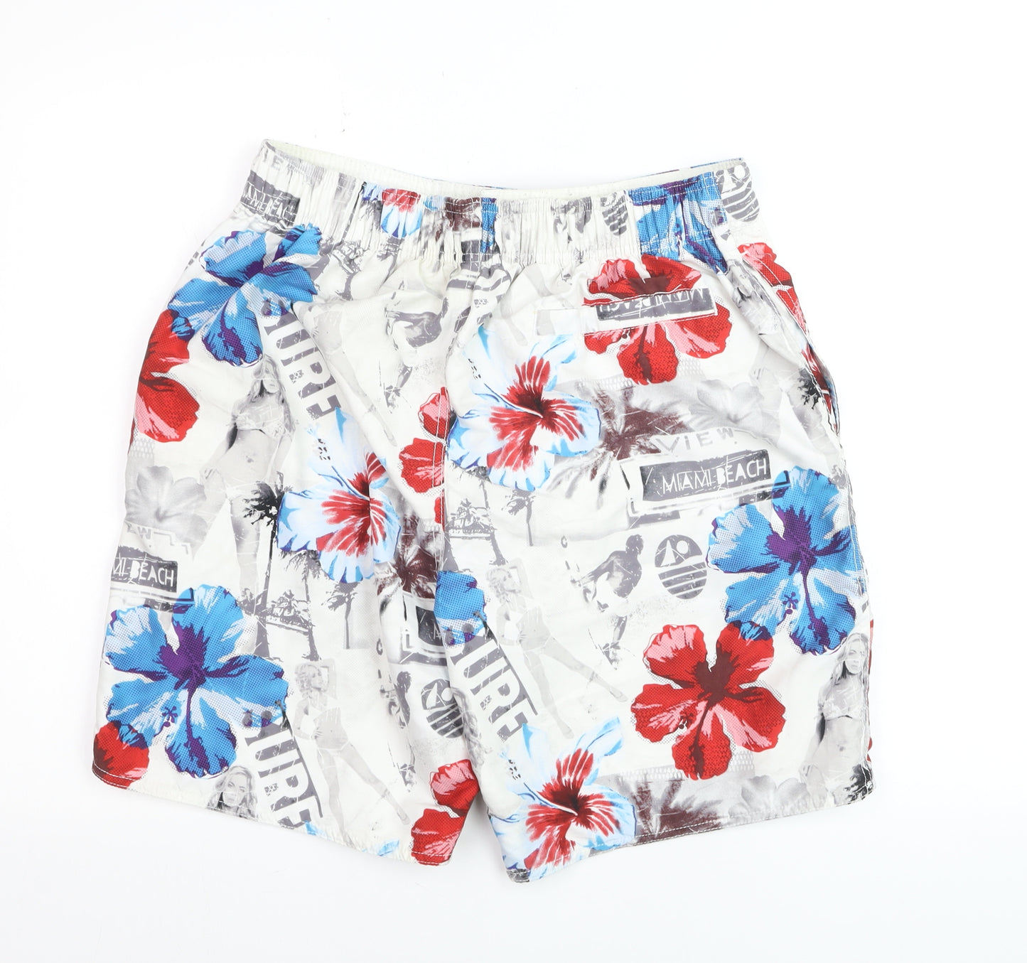 Burton Menswear London Men's Multicoloured M Hawaiian Surf Shorts