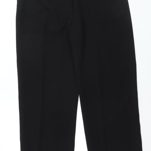 Avalon Collection Women's Black Size 14 Straight Leg Dress Pants