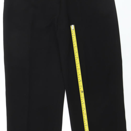 Avalon Collection Women's Black Size 14 Straight Leg Dress Pants