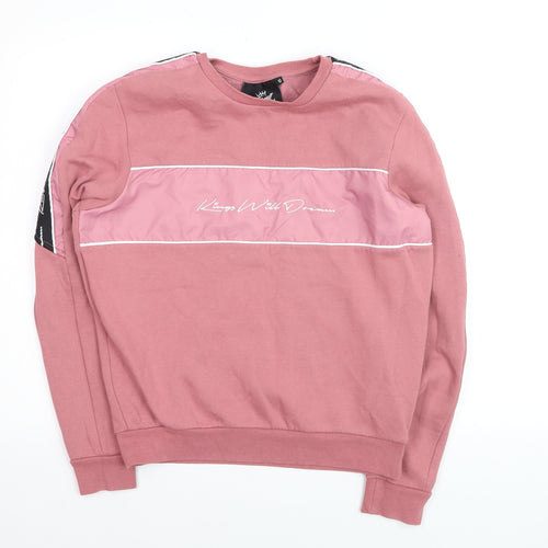 Kings Will Dream Womens Pink Pullover Sweatshirt Size 10 Cotton Blend