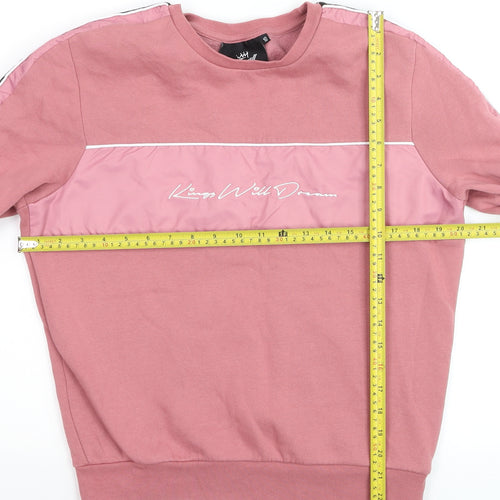 Kings Will Dream Womens Pink Pullover Sweatshirt Size 10 Cotton Blend