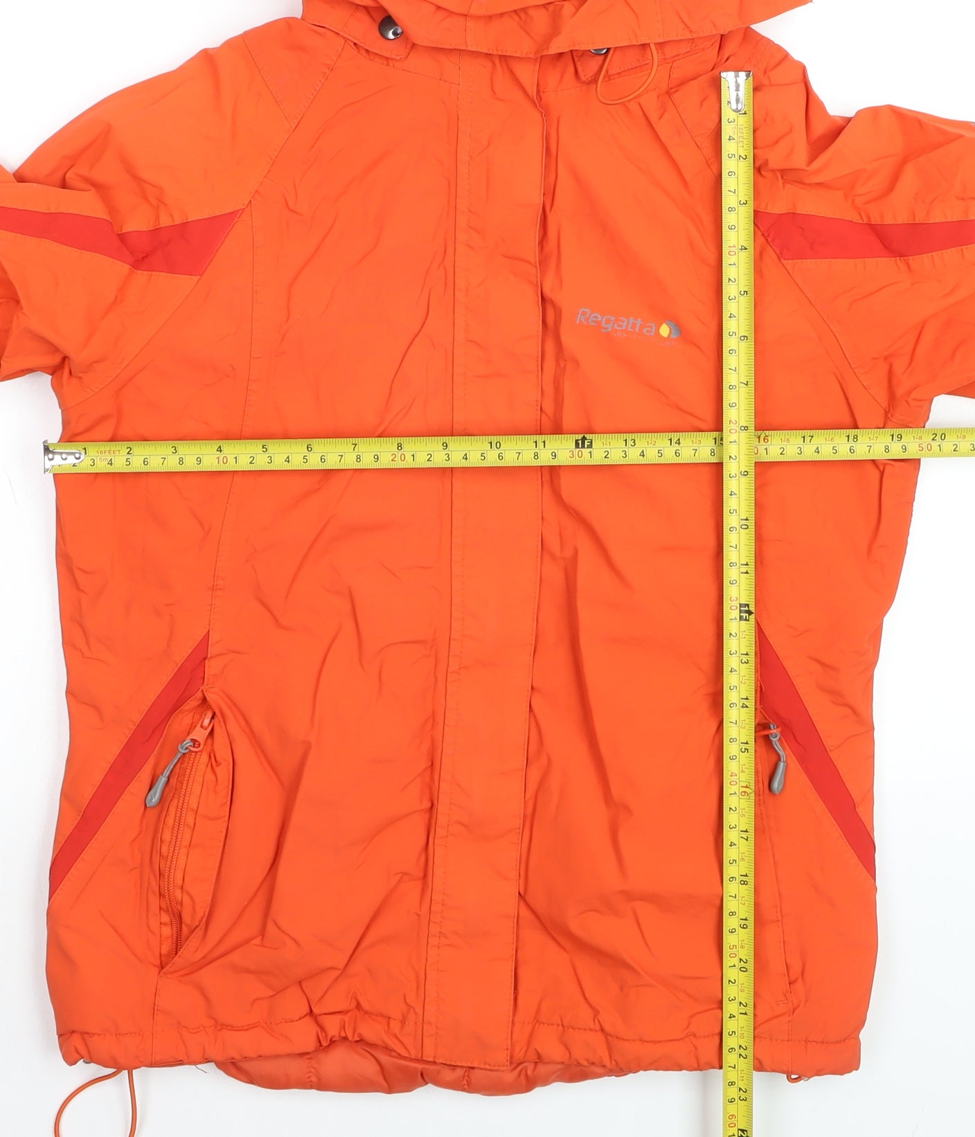 Regatta Women's Orange Waterproof Hooded Outdoor Jacket Size 12 M