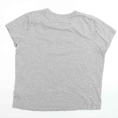 Disney Women’s Grey Mickey Mouse Sports Club T-Shirt Size L