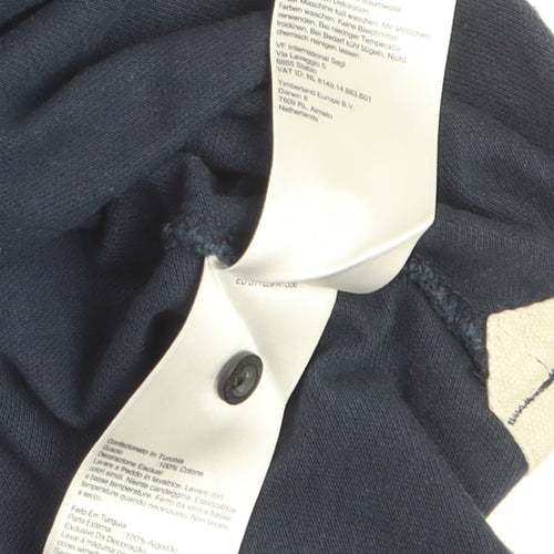 Timberland Men’s Blue XL Cotton Polo Shirt Classic Casual Style