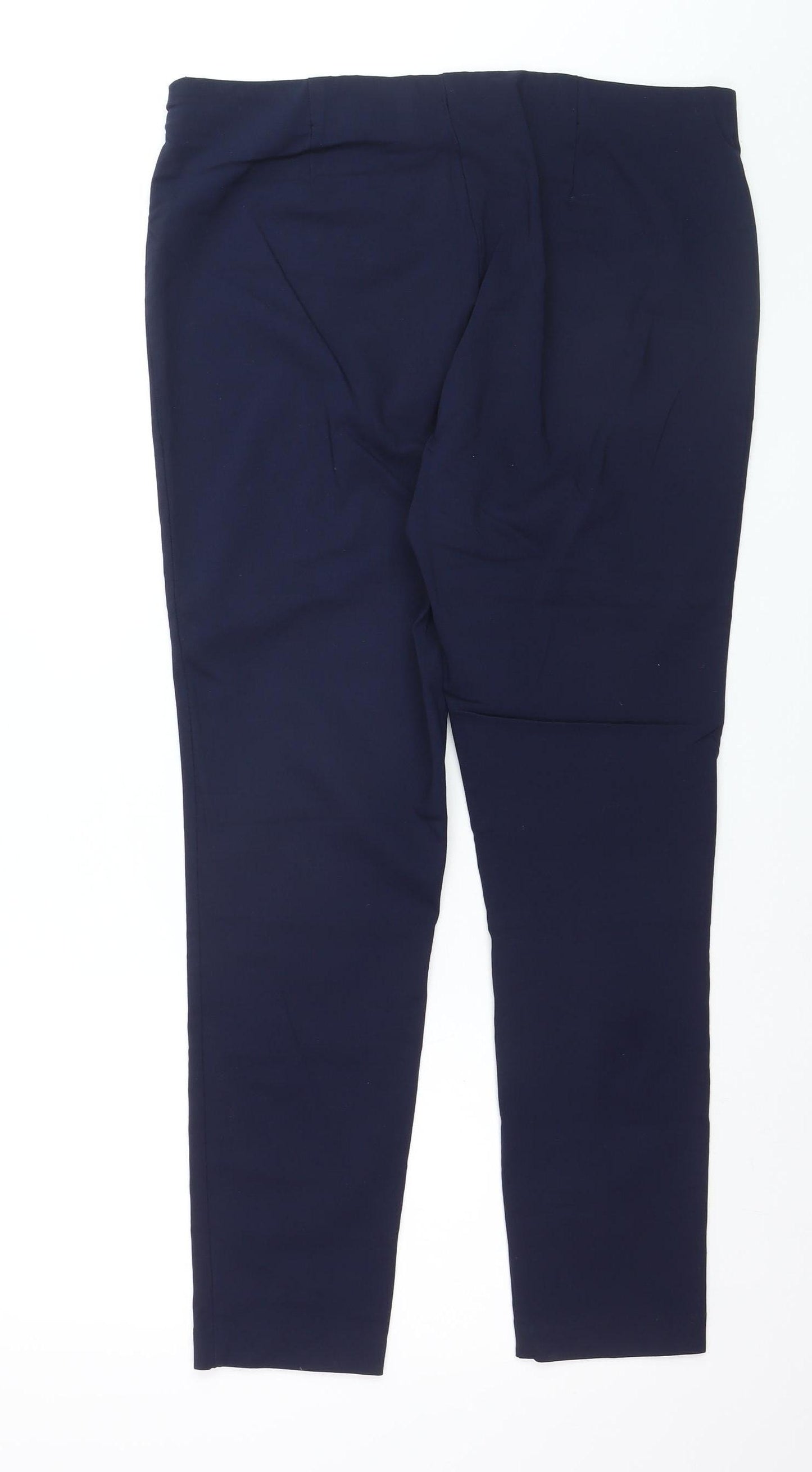 F&F Women Navy Blue Size 18 Skinny Leg Stretch Trousers