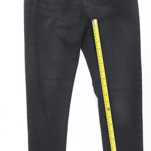 F&F Women’s Black High Rise Skinny Jeans Size 8