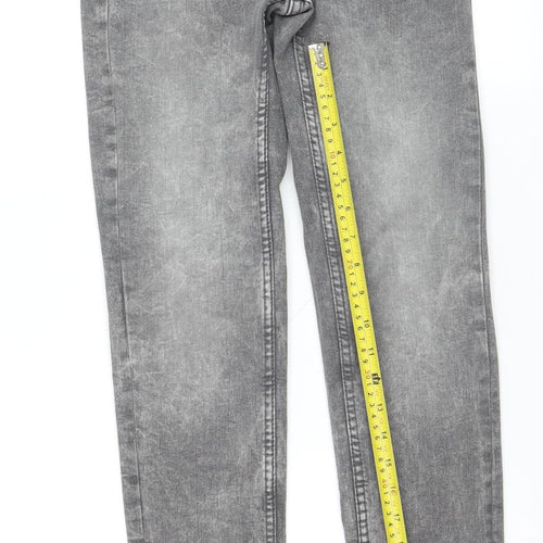 Esmara Women's Grey Skinny Jeans Size 6 Slim Fit Mid Rise Denim