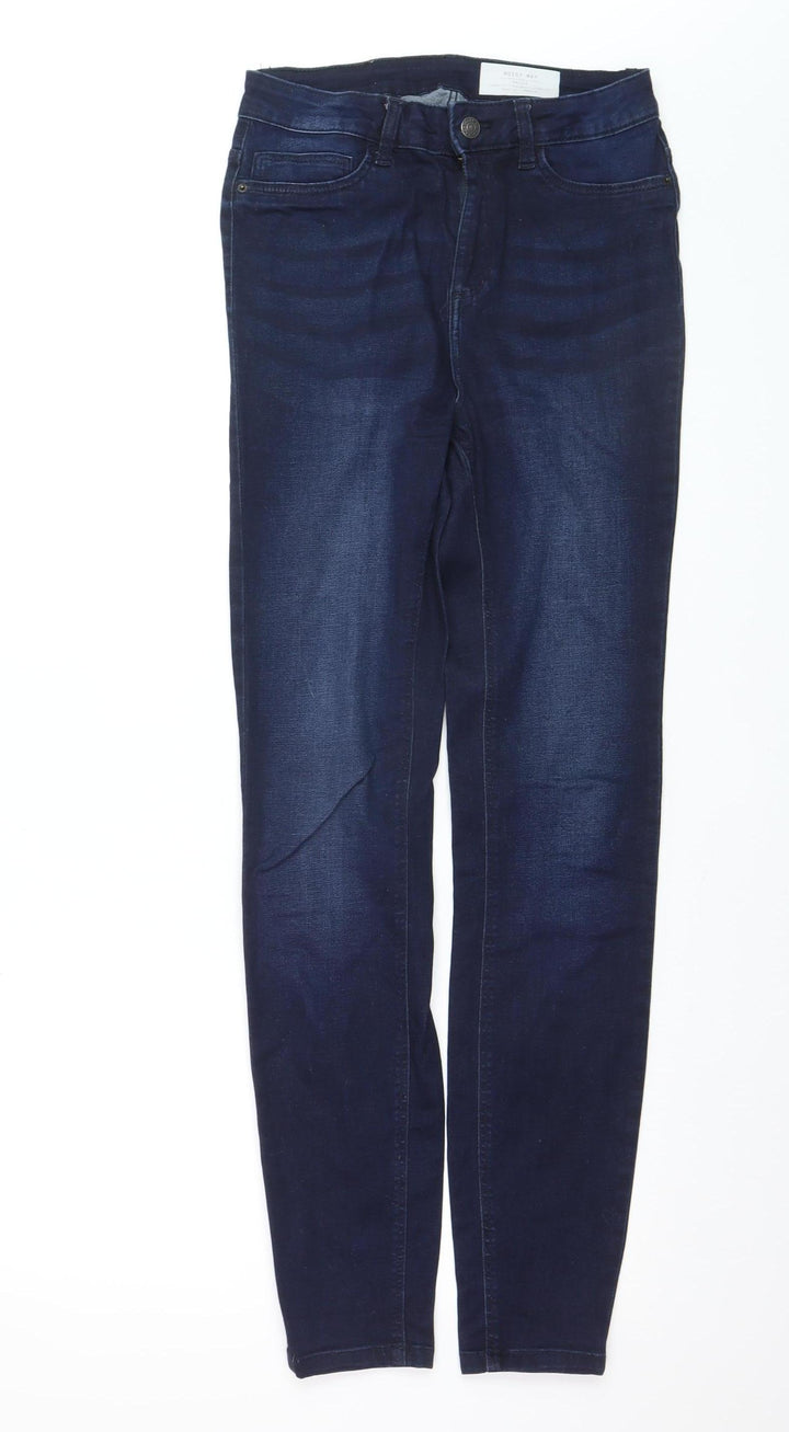 Noisy May Women’s Blue Skinny High Rise Jeans Size 12