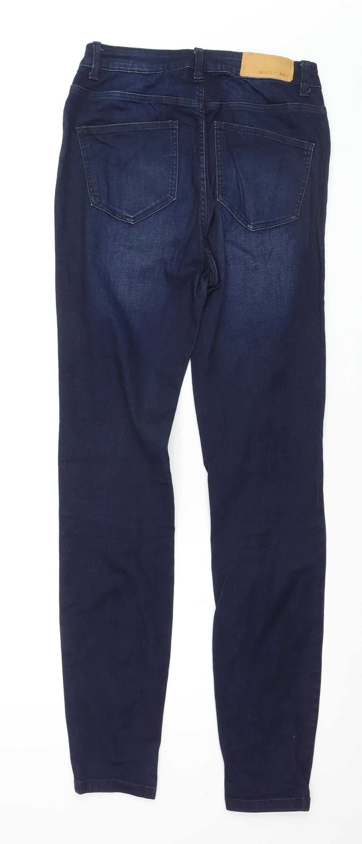 Noisy May Women’s Blue Skinny High Rise Jeans Size 12
