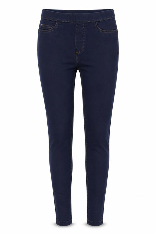 Front view of Dunnes women’s blue, size UK 10 slim, fit jegging jeans