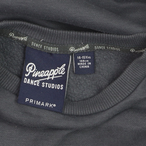 Pineapple Dance Studios Teens Black Pullover Sweatshirt Size 14-15 Yrs