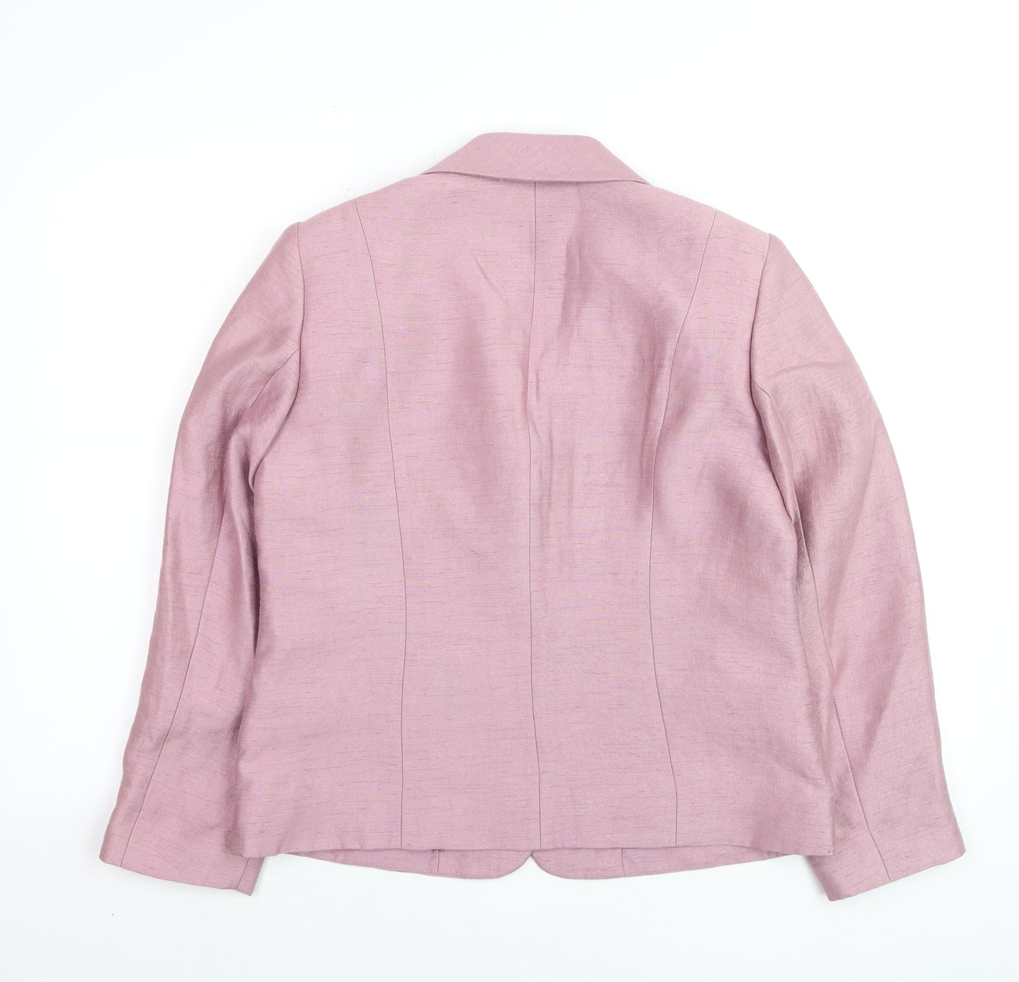Eastex Womens Pink Single-Breasted Tailored Blazer UK 10