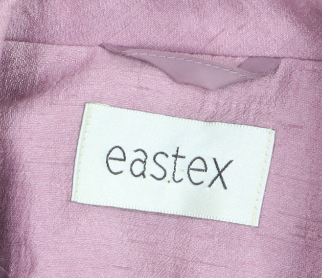 Eastex Womens Pink Single-Breasted Tailored Blazer UK 10