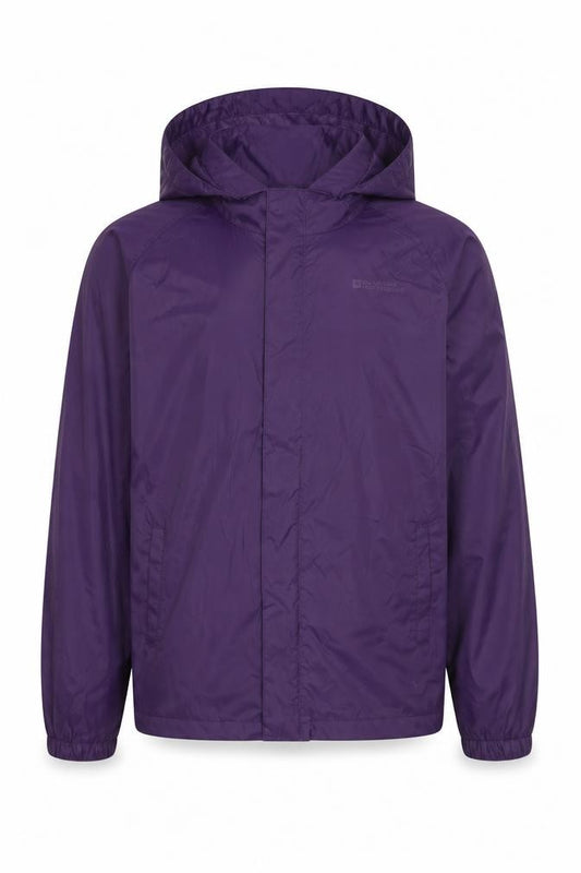 Mountain Warehouse Girls Purple Waterproof Hooded Rain Coat 13 Years