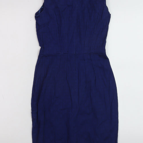 Closet Women’s Blue Size 8 Sleeveless Sheath Dress