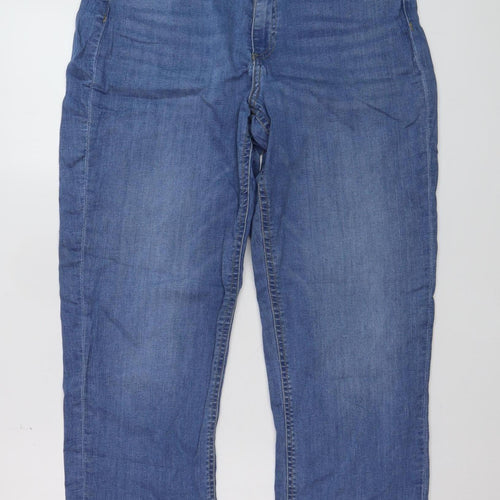 Koala Bay Women's Blue Straight Leg Stretch Jeans Size 14