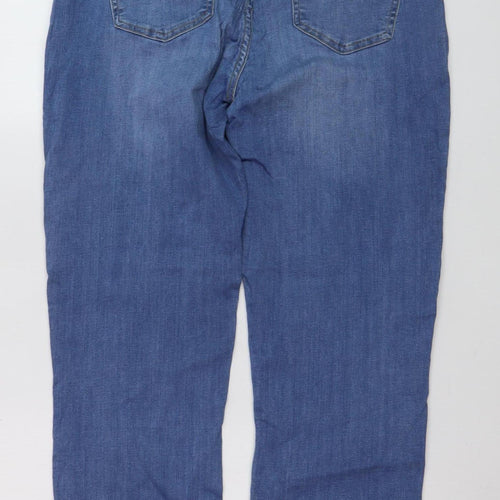 Koala Bay Women's Blue Straight Leg Stretch Jeans Size 14