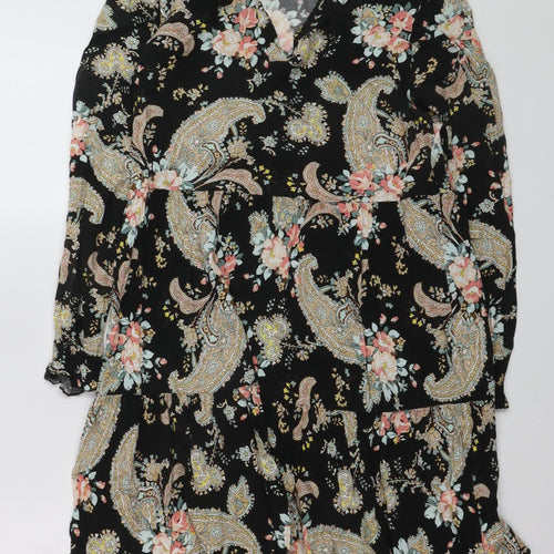 Hollis Women’s Multicoloured Paisley A-Line Short Dress Size S
