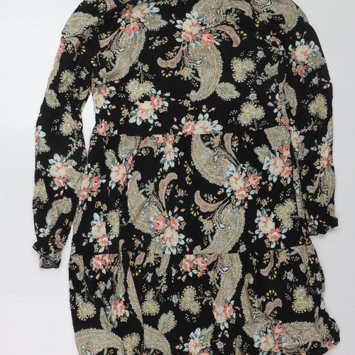 Hollis Women’s Multicoloured Paisley A-Line Short Dress Size S