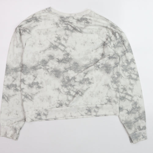 George Girls Grey Tie Dye Friends Sweatshirt Jumper 13-14 Years